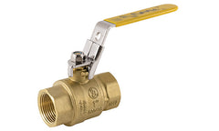 Jomar 100-109LH JF-100T-LH | 2-1/2" | 2 Piece | Full Port | Threaded Connection | 600 WOG | with Latch Lock Handle  | Blackhawk Supply