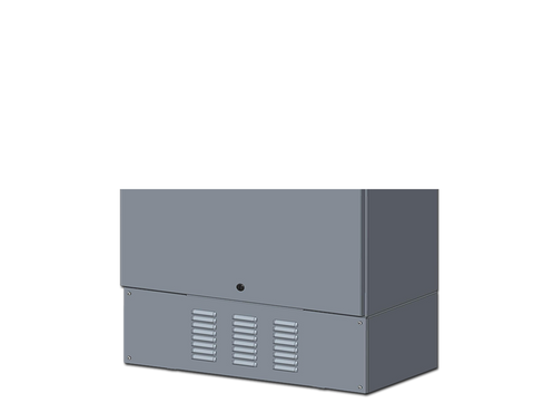 Saginaw SCE-SKL127280 NEMA N/A | Skirt, Louvered, 12H x 72W x 1D  | Blackhawk Supply