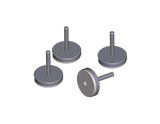 Saginaw SCE-LPD2 NEMA N/A | Pads, Leveling, 6H x 4W x 3D  | Blackhawk Supply