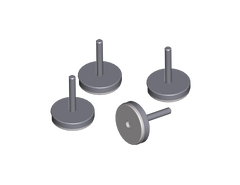 Saginaw SCE-LPD2 NEMA N/A | Pads, Leveling, 6H x 4W x 3D  | Blackhawk Supply