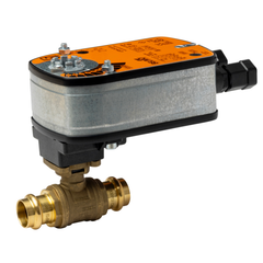 Belimo B2075PW-P PF+LF24-3-S US Potable water valve, 2-way, DN 20, Press fit, Fluid temperature -4.0...212°F [-20...100°C]Valve Actuator, Spring return, AC/DC 24 V, On/Off, Floating point, 1x SPDTActuator fitted  | Blackhawk Supply