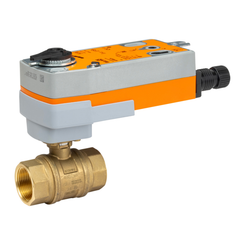 Belimo B2150PW-R+AFRX24 Potable water valve, 2-way, DN 40, Internal thread, Fluid temperature -4.0...212°F [-20...100°C]Configurable Valve Actuator, Spring return, AC/DC 24 V, On/OffActuator fitted  | Blackhawk Supply