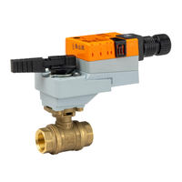 B2100PW-Q+LRX24-3 | Potable water valve, 2-way, DN 25, Internal thread, Fluid temperature -4.0...212°F [-20...100°C]ConfigurableValve Actuator, Non fail-safe, AC/DC 24 V, On/Off, Floating pointActuator fitted | Belimo