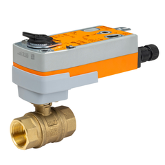 Belimo B2150PW-R+AFRX24-S Potable water valve, 2-way, DN 40, Internal thread, Fluid temperature -4.0...212°F [-20...100°C]Configurable Valve Actuator, Spring return, AC/DC 24 V, On/Off, 1x SPDTActuator fitted  | Blackhawk Supply