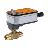 B2100PW-Q PF+LF120 US | Potable water valve, 2-way, DN 25, Press fit, Fluid temperature -4.0...212°F [-20...100°C]Valve Actuator, Spring return, AC 120 V, On/OffActuator fitted | Belimo