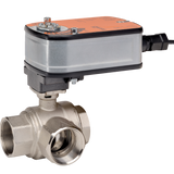 Belimo B322+LFX24-SR US Characterized Control Valve (CCV), DN 1" [25], 3-way, Cv 7.4 ,Configurable, Valve Actuator, 35 in-lb [4 Nm], Fail-Safe, AC/DC 24 V, programmable, 2...10 V  | Blackhawk Supply
