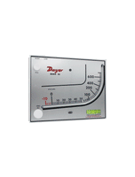 MARK II 40-25MM-NIST | Molded plastic manometer | range 0-26 mm w.c. | red fluid | .826 sp. gr. | with NIST Calibration certificate. | Dwyer