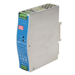 Antaira NDR-75-24 75 Watt Series / 24 VDC / 3.2 Amps Industrial Single Output DIN Rail Power Supply  | Blackhawk Supply