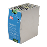 NDR-240-48 | 240 Watt Series / 48 VDC / 5.0 Amps Industrial Single Output DIN Rail Power Supply | Antaira