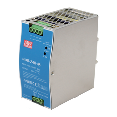 Antaira NDR-240-48 240 Watt Series / 48 VDC / 5.0 Amps Industrial Single Output DIN Rail Power Supply  | Blackhawk Supply