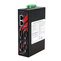 STM-604C | Industrial Modbus TCP (two Ethernet port) to four Serial (232 | 422 | 485) RTU/ASCII Gateway. | Antaira