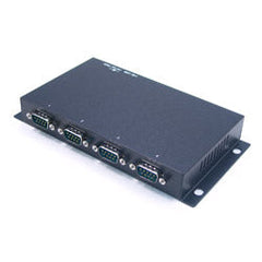 Antaira UTS-404A-SI Industrial 4-Port RS-232 to USB 2.0 High Speed Converter with Surge & Isolation  | Blackhawk Supply