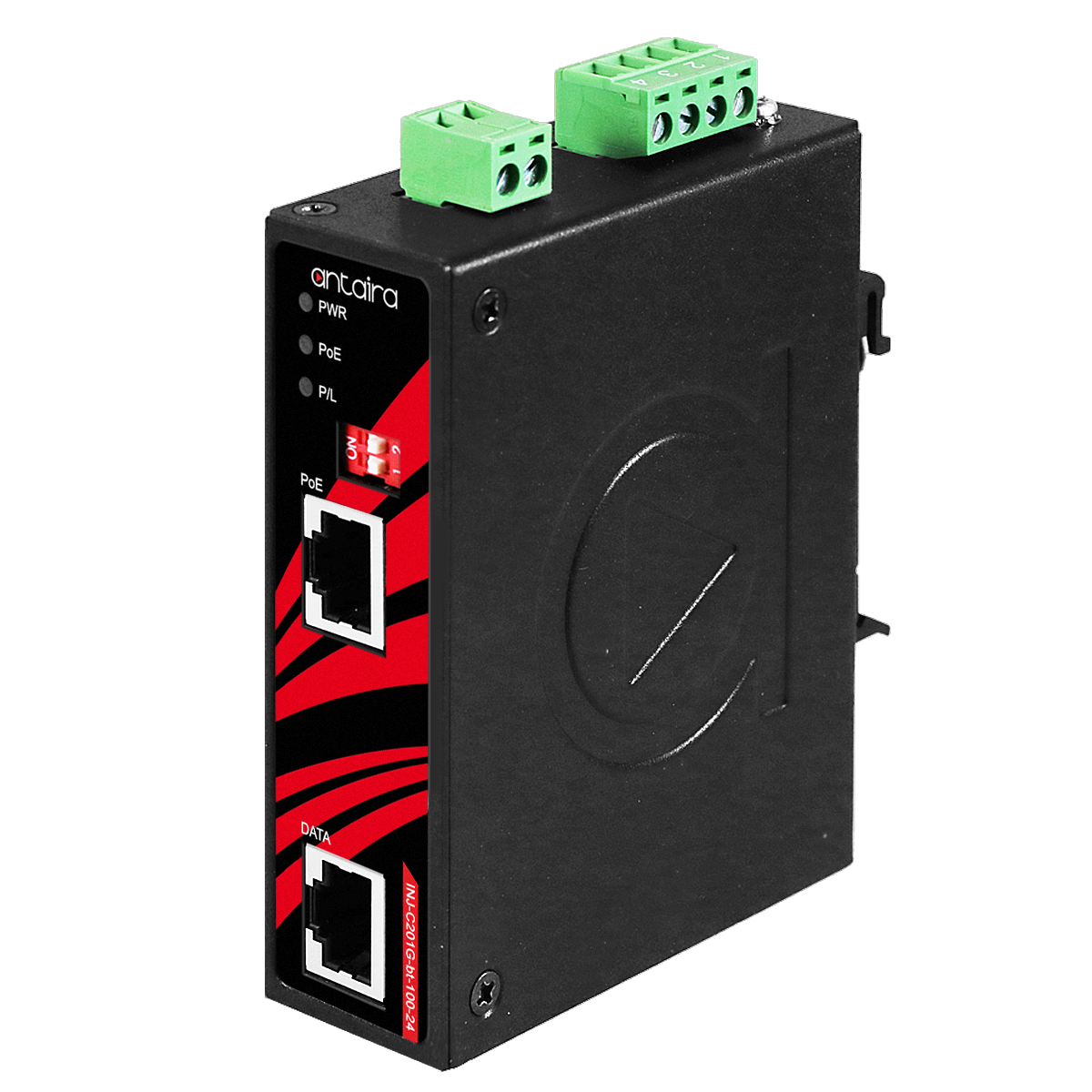 Enhance Inj Antaira Inj-c201g-bt-h-100-24-t Industrial Gigabit Enhanced Poe++ ...