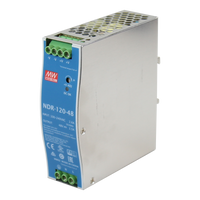 NDR-120-48 | 120 Watt Series / 48 VDC / 2.5 Amps Industrial Single Output DIN Rail Power Supply | Antaira