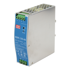 Antaira NDR-120-48 120 Watt Series / 48 VDC / 2.5 Amps Industrial Single Output DIN Rail Power Supply  | Blackhawk Supply