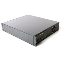 FCU-RACK16-DC | 16-Slot Unmanaged Universal Media Converter Rack | w/1 DC Power Supply | Antaira