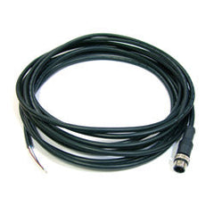 Antaira CB-M12A3PM-5M M12 A Code 3P Male to Open Cable | 5 Meter | Wire:UL 24AWG*5C Black | IP68 Protection  | Blackhawk Supply
