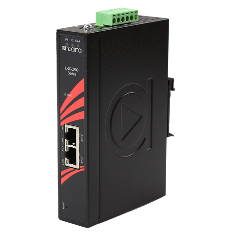 Antaira LRX-0200 Industrial Router with VPN/NAT  | Blackhawk Supply