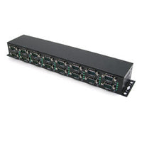 UTS-416AK | Industrial 16-Port RS-232 to USB 2.0 High Speed Converter with Locking Feature | Antaira