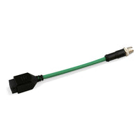 CB-M12X8PM-10CM | M12 X Code 8P Male to RJ45 Socket | 10 CM | Antaira