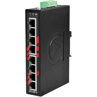 LNX-800AG-T | 8-Port Industrial Gigabit Unmanaged Ethernet Switch | w/8*10/100/1000Tx | EOT: -40°C to 80°C | Antaira