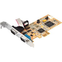 MSC-202A-V2 | 2-Port RS-232 PCI Express Card | Support Power Over Pin-9 | Antaira