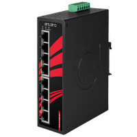 LNP-0800G-24 | 8-Port Industrial Gigabit PoE+ Unmanaged Ethernet Switch | w/8*10/100/1000Tx (30W/Port) | 9~55VDC Power Input | Antaira