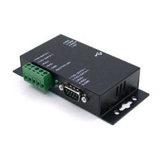 Antaira UTS-401BK-SI Industrial USB To 1-Port RS-422/485 Converter (Locking Feature) | w/ Surge & Isolation  | Blackhawk Supply