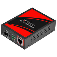 FCU-2805P-SFP | 10/100/1000TX To SFP (Mini-GBIC) Media Converter w/ IEEE 802.3at PoE+ Injector Port | Antaira