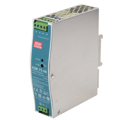 Antaira EDR-75-48 75 Watt Industrial Single Output DIN-Rail Power Supply - 48 VDC / 1.6 Amps  | Blackhawk Supply