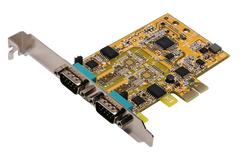 Antaira MSC-202C-SI 2-Port RS232/422/485 PCI Express Card w/Surge and Isolation  | Blackhawk Supply