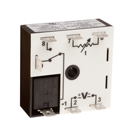 THR-10862-08JR9 | Flasher (OFF 1st) | 240V AC | 10A SPDT | 0.05 - 5 seconds | Encapsulated | Analog | Control Voltage connected at Relay Common | Macromatic