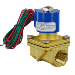 GC VALVES LLC S211GH02N5EG5 120v 3/4" NPT. 2 Way N.C. Brass Solenoid Valve 150 PSI Max 4 PSI Min 180F Replac  | Blackhawk Supply