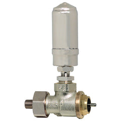 HONEYWELL RESIDENTIAL V2043HSL10 1/8" Angle 1 Pipe Steam Thermostatic Valve Body With Male Adapters NPT Inlet Fem  | Blackhawk Supply