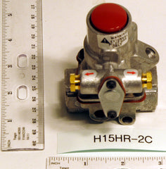 BASO GAS PRODUCTS H15HR-2C 3/8" X 3/8" Automatic Shut Off Pilot Gas Valve For Standing Pilot LP Or Natural Gas 160000 BTU 1/2 PSI Inlet  | Blackhawk Supply