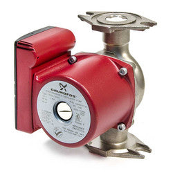 GRUNDFOS UPS15-55SFC 115V 1/12 HP 3 Speed Stainless Steel Circulator Flanged Housing With Check Valve  | Blackhawk Supply