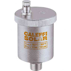 CALEFFI 250041A Automatic Air Vent 1/2" NPT Male For Solar Systems  | Blackhawk Supply