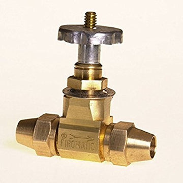 FIROMATIC B105F 12840 3/8" Flare X 3/8" Flare Globe Fusible Valve Replaces 12140  | Blackhawk Supply