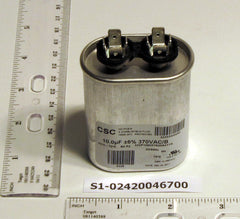 YORK S1-02420046700 Caprun Single10mfd370vflat  | Blackhawk Supply