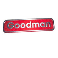 0161F00086 | Nameplate Goodman Replaces 0161F00000P (5) | GOODMAN PARTS