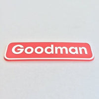 0161R00092 | Nameplate Goodman Replaces 0161R00009P | GOODMAN PARTS