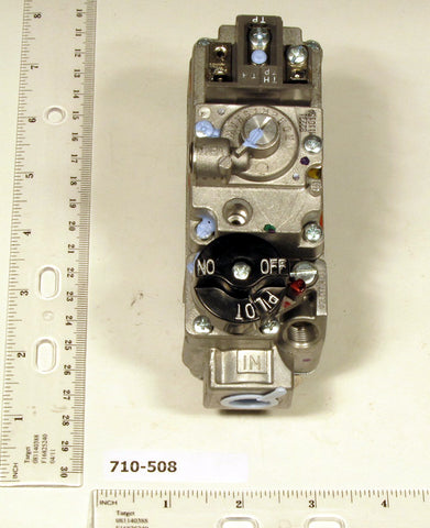 ROBERTSHAW 710-508 Millivolt 3/8" X 3/8" Low Profile Natural Gas Heating Valve 70000 BTU 7000MVRLC  | Blackhawk Supply