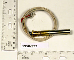 ROBERTSHAW 1950-532 36" Thermopile With Terminals & Without Pg9 Adapter 250-750mv  | Blackhawk Supply