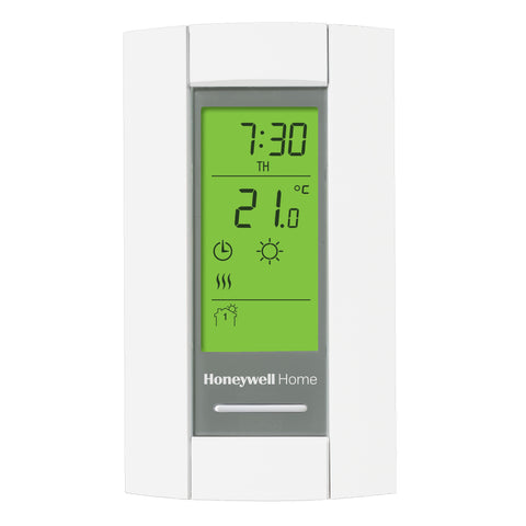 HONEYWELL RESIDENTIAL TL8130A1005 Premier White Line Volt Pro 208/240v 2 Wire SPST Digital 7 Day Programmable Elec  | Blackhawk Supply