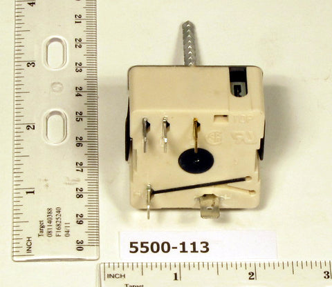 ROBERTSHAW 5500-113M Inf-120-599b 120v Infinite Control With Black Dial Replaces 5500-113  | Blackhawk Supply