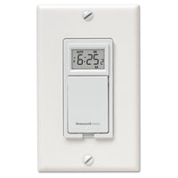 PLS730B1003 | 120v Econoswitch TM Weekly/Daily 7 Day Programmable Wall Switch Timer For All Types Of Lighting And Motors Up to 1 HP Up To 7 On/Off Programs Per Day Replaces TI033 T1033 | HONEYWELL RESIDENTIAL