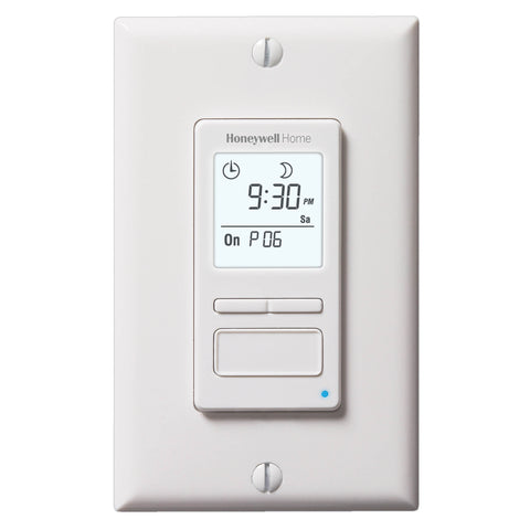 HONEYWELL RESIDENTIAL PLS750C1000 120v Econoswitch TM 7 Day Programmable Wall Switch With Solar Timetable Up To 21  | Blackhawk Supply