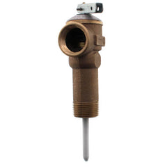 BRADFORD-WHITE 415-40594-02 T & P Valve / 2 1/5" stem / 3/4" male / 105k btus/h / 150 psi / 210 deg Replaces  | Blackhawk Supply