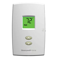 HONEYWELL RESIDENTIAL TH1100DV1000 24v Or 750mv Single Stage Pro 1000 Vertical Mount Non Programmable Heat Only Dig  | Blackhawk Supply