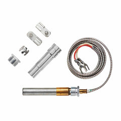 HONEYWELL RESIDENTIAL Q313U3000 35" Long Universal Thermopile With Push In Clip PG Adapter And Attaching Nuts.  | Blackhawk Supply
